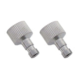 Maxbell 2 Pieces 1/8" Plug Male Fitting for Airbrush Hose Air Compressor Accessories