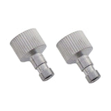 Maxbell 2 Pieces 1/8" Plug Male Fitting for Airbrush Hose Air Compressor Accessories