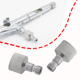 Maxbell 2 Pieces 1/8" Plug Male Fitting for Airbrush Hose Air Compressor Accessories