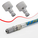 Maxbell 2 Pieces 1/8" Plug Male Fitting for Airbrush Hose Air Compressor Accessories