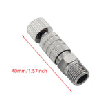 Maxbell 2 Pieces Air Brush Quick Release Coupling Adapter No Rust for Air Compressor Without Valve