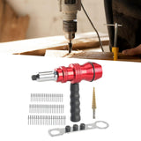 Maxbell Electric Rivet Drill Tool Maintenance Easy to Install for 2.4mm-4.8mm Rivets