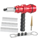 Maxbell Electric Rivet Drill Tool Maintenance Easy to Install for 2.4mm-4.8mm Rivets