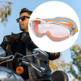 Maxbell Goggles Lightweight for Adults Comfortable to Wear Clear Lens Eye Protection Orange