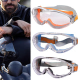 Maxbell Goggles Lightweight for Adults Comfortable to Wear Clear Lens Eye Protection Orange