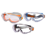 Maxbell Goggles Lightweight for Adults Comfortable to Wear Clear Lens Eye Protection Orange