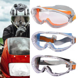 Maxbell Goggles Lightweight for Adults Comfortable to Wear Clear Lens Eye Protection Orange
