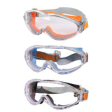 Maxbell Goggles Lightweight for Adults Comfortable to Wear Clear Lens Eye Protection Orange