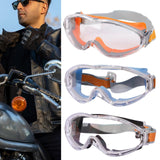 Maxbell Goggles Lightweight for Adults Comfortable to Wear Clear Lens Eye Protection Orange