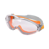 Maxbell Goggles Lightweight for Adults Comfortable to Wear Clear Lens Eye Protection Orange