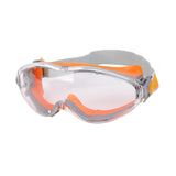 Maxbell Goggles Lightweight for Adults Comfortable to Wear Clear Lens Eye Protection Orange