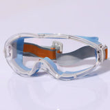 Maxbell Goggles Lightweight for Adults Comfortable to Wear Clear Lens Eye Protection Orange