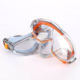 Maxbell Goggles Lightweight for Adults Comfortable to Wear Clear Lens Eye Protection Orange