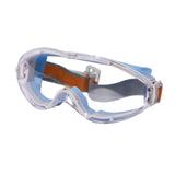 Maxbell Goggles Lightweight for Adults Comfortable to Wear Clear Lens Eye Protection Blue
