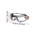 Maxbell Goggles Lightweight for Adults Comfortable to Wear Clear Lens Eye Protection Black