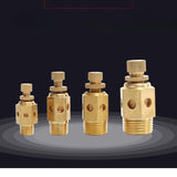 Maxbell Exhaust Air Muffler Brass High Performance Adjustable Pneumatic Flow Control 3.45cm