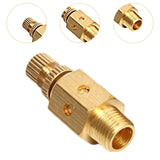 Maxbell Exhaust Air Muffler Brass High Performance Adjustable Pneumatic Flow Control 3.45cm