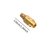 Maxbell Exhaust Air Muffler Brass High Performance Adjustable Pneumatic Flow Control 3.45cm