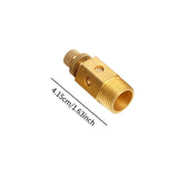 Maxbell Exhaust Air Muffler Brass High Performance Adjustable Pneumatic Flow Control 4.15cm