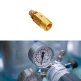 Maxbell Exhaust Air Muffler Brass High Performance Adjustable Pneumatic Flow Control 4.15cm