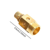 Maxbell Exhaust Air Muffler Brass High Performance Adjustable Pneumatic Flow Control 4.9cm