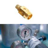 Maxbell Exhaust Air Muffler Brass High Performance Adjustable Pneumatic Flow Control 4.9cm