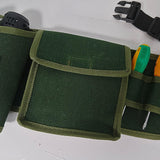 Maxbell Electrican Tool Pouch Utility Tool Belt for Handyman Woodworker Construction