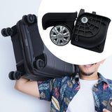Maxbell Suitcase Replacement Wheels Mute for Trolley Case Luggage Box Shopping Carts