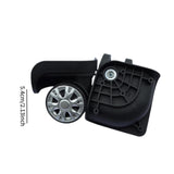 Maxbell Suitcase Replacement Wheels Mute for Trolley Case Luggage Box Shopping Carts