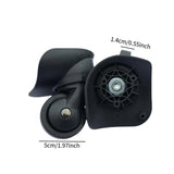 Maxbell 2 Pieces Luggage Replacement Wheels Trolley Casters for Trolleys Luggage Box