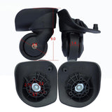 Maxbell 2 Pieces Luggage Replacement Wheels Trolley Casters for Trolleys Luggage Box