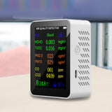 Maxbell Air Quality Meter Professional CO2 Detection Device for Hotel Kitchen School White