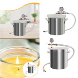 Maxbell Vacuum Degassing Chamber with Lid for Resin Casting Silicones Essential Oils 6L
