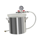 Maxbell Vacuum Degassing Chamber with Lid for Resin Casting Silicones Essential Oils 6L