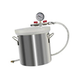Maxbell Vacuum Degassing Chamber with Lid for Resin Casting Silicones Essential Oils 6L