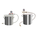 Maxbell Vacuum Degassing Chamber with Lid for Resin Casting Silicones Essential Oils 6L