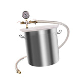 Maxbell Vacuum Degassing Chamber with Lid for Resin Casting Silicones Essential Oils 12L