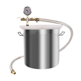 Maxbell Vacuum Degassing Chamber with Lid for Resin Casting Silicones Essential Oils 12L