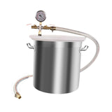 Maxbell Vacuum Degassing Chamber with Lid for Resin Casting Silicones Essential Oils 12L