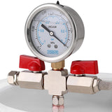 Maxbell Vacuum Degassing Chamber with Lid for Resin Casting Silicones Essential Oils 12L