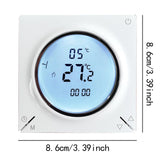 Maxbell Thermostat White Professional Temperature Controller for Home Offices Villas