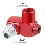 Maxbell 4x Air Hose Fittings 1/4 inch NPT Sturdy Portable Multipurpose