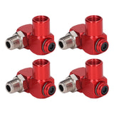 Maxbell 4x Air Hose Fittings 1/4 inch NPT Sturdy Portable Multipurpose
