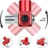 Maxbell 4x Air Hose Fittings 1/4 inch NPT Sturdy Portable Multipurpose
