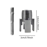 Maxbell Pipe Threader Opener Plumber for Electric Drill Kitchen Bathroom DIY Project M20