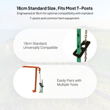 Maxbell T Post Puller Plate Sturdy Garden Equipment Tractor Bucket Fence Post Puller