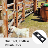 Maxbell T Post Puller Plate Sturdy Garden Equipment Tractor Bucket Fence Post Puller