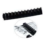 Maxbell Wrench Organizer Practical Wrench Storage Rack for Workshop Repair Shop Home Black