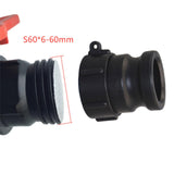 Maxbell IBC Tote Valve Outlet Control Connector Dn50 Reusable Switch Easy to Install