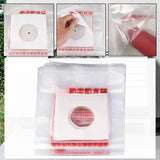Maxbell 50 Pieces Drill Dust Collector Bags Dustproof for Range Hood Air Conditioner 50mm